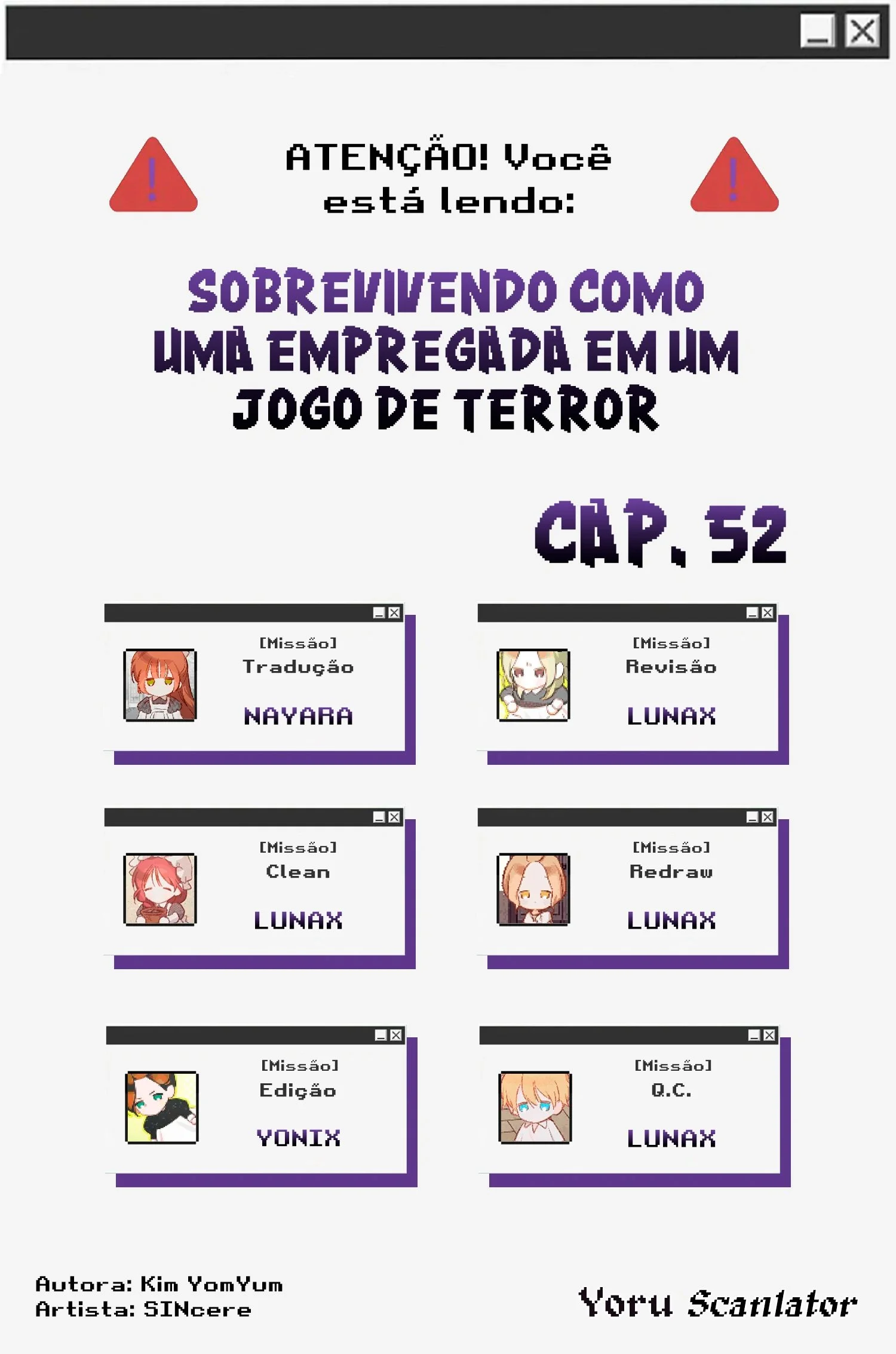 Sobrevivendo Como Uma Empregada Em Um Jogo De Terror Capítulo 1