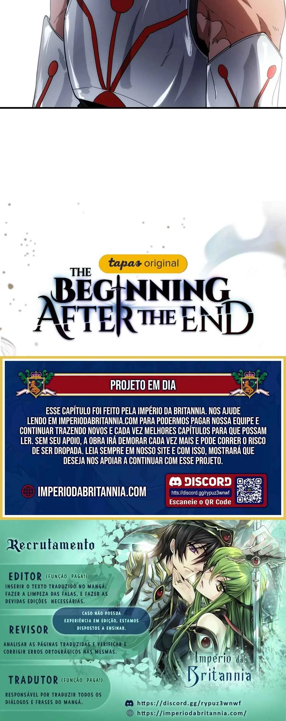 The Beginning After The End Capítulo 1 – O Fim do Tunel