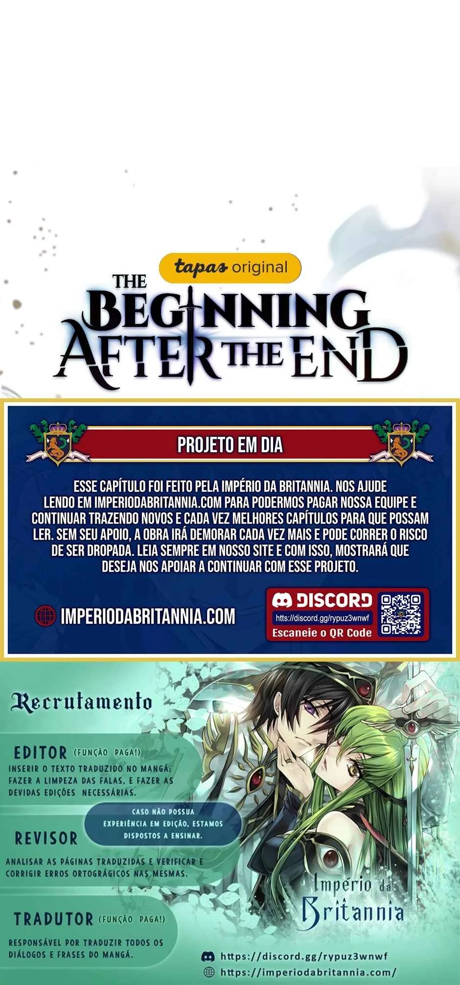 The Beginning After The End Capítulo 1 – O Fim do Tunel