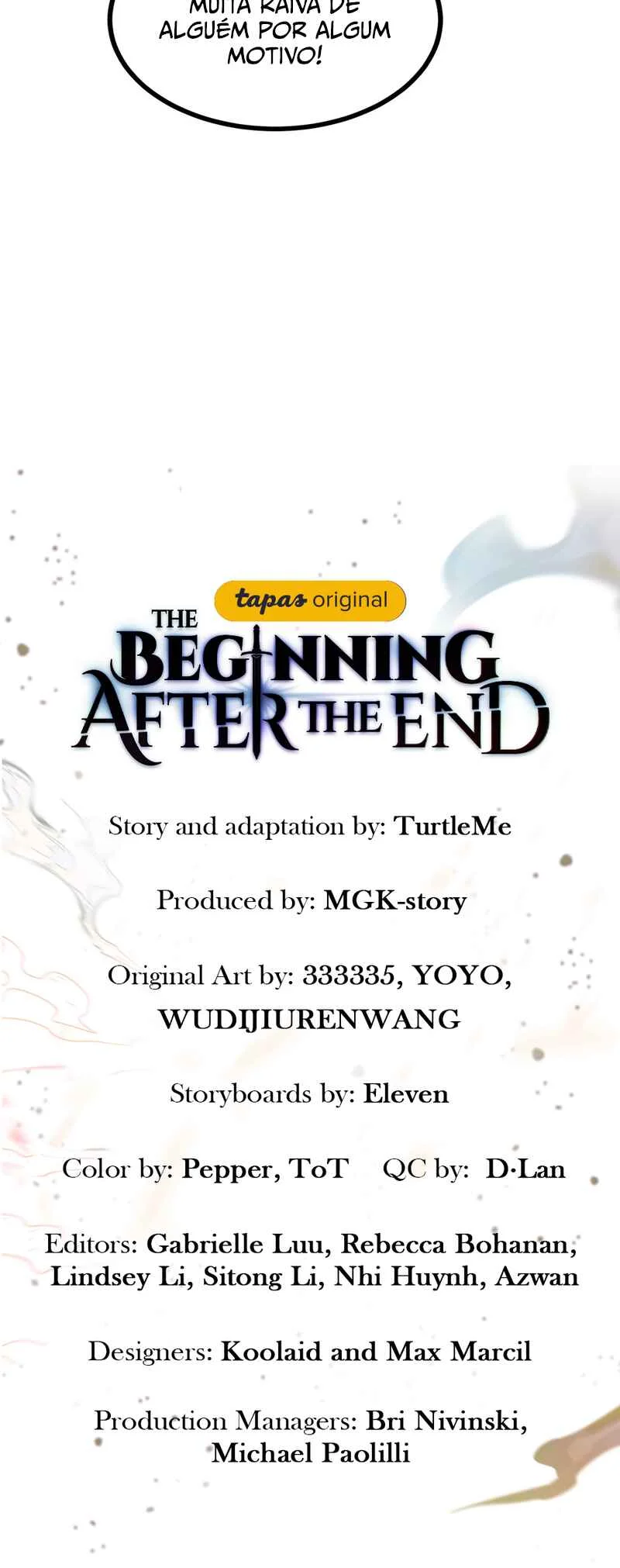 The Beginning After The End Capítulo 1 – O Fim do Tunel