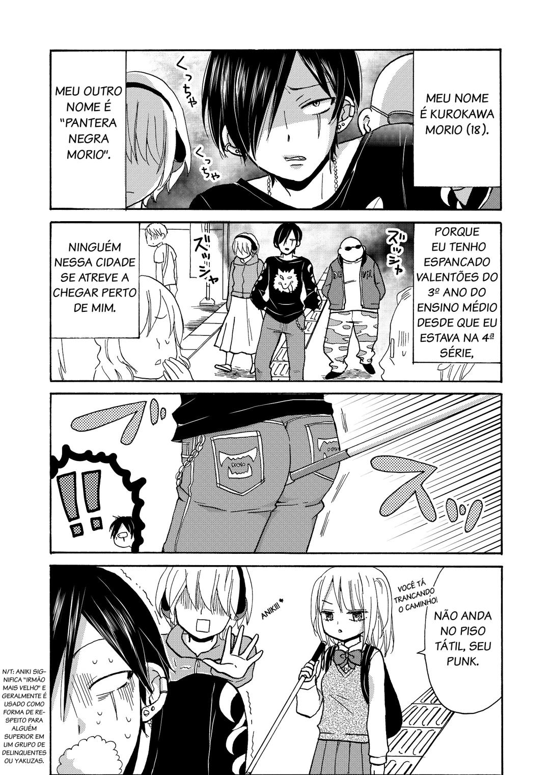 Yankee-kun to Hakujou Gaaru Capítulo 1