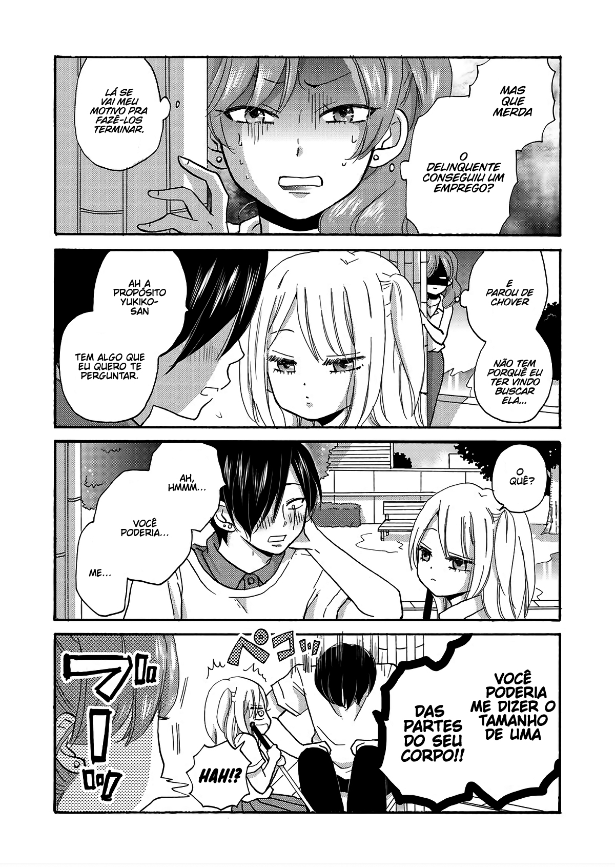 Yankee-kun to Hakujou Gaaru Capítulo 1