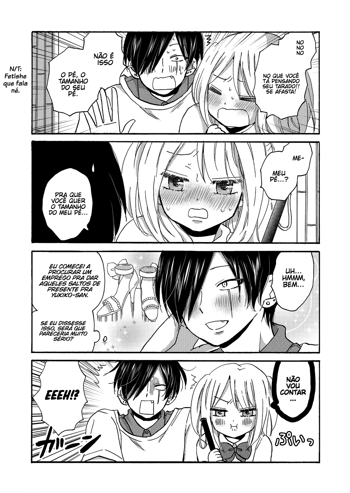 Yankee-kun to Hakujou Gaaru Capítulo 1