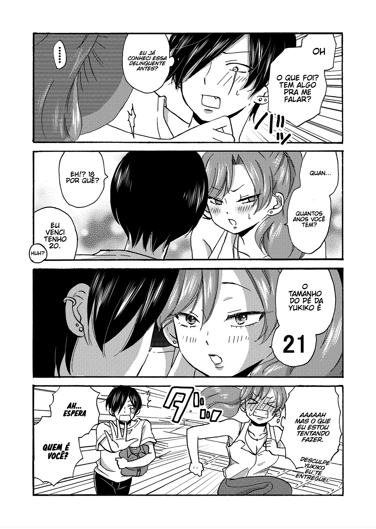 Yankee-kun to Hakujou Gaaru Capítulo 1