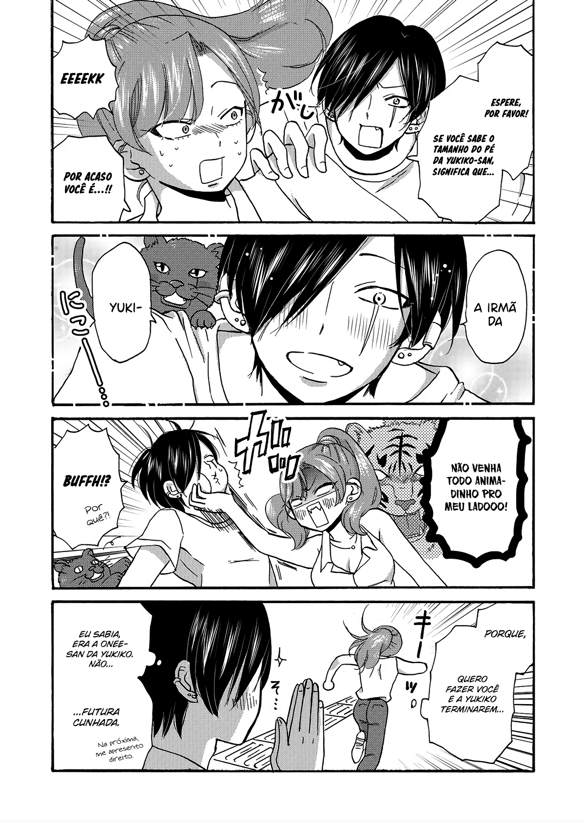 Yankee-kun to Hakujou Gaaru Capítulo 1