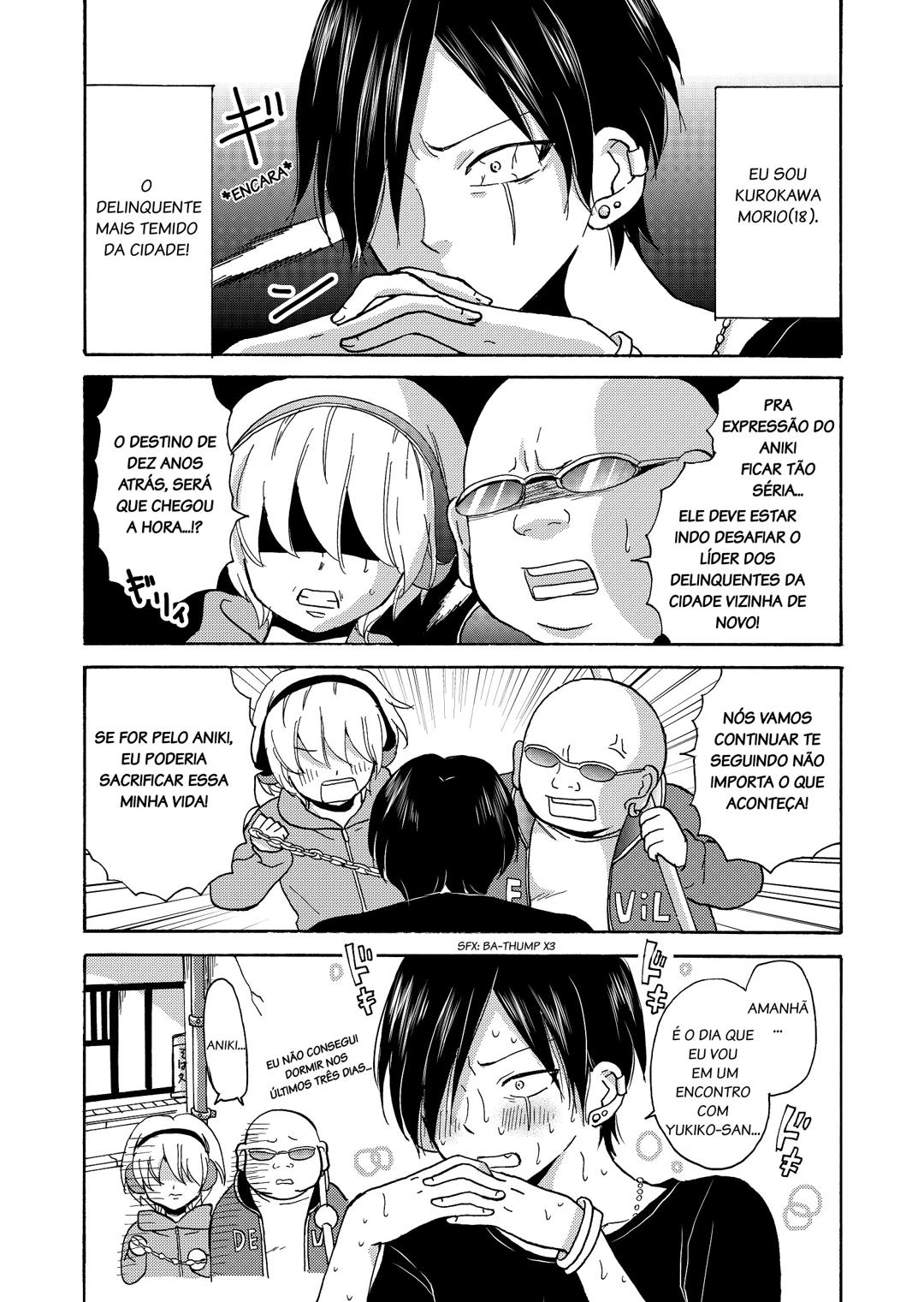 Yankee-kun to Hakujou Gaaru Capítulo 1