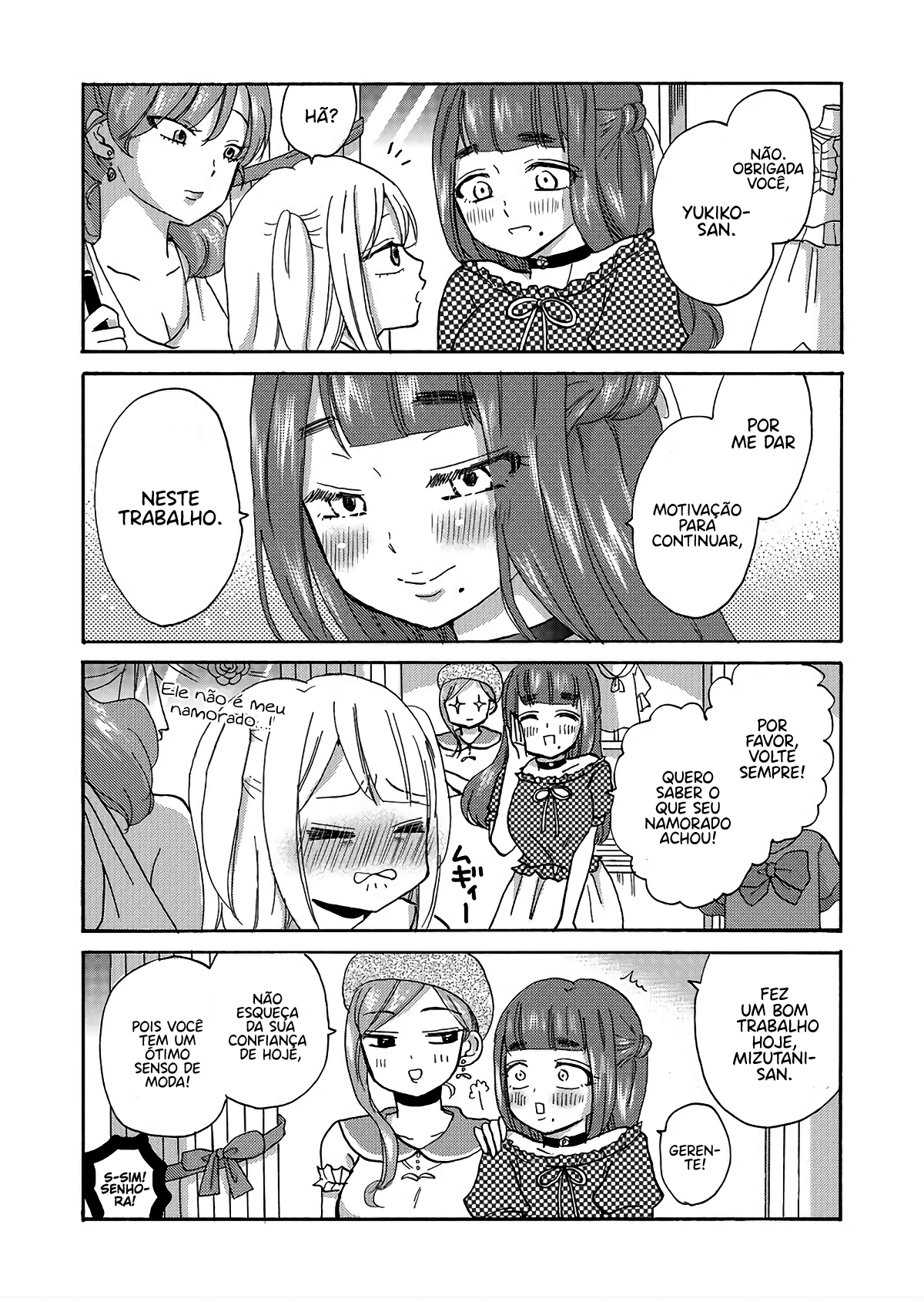 Yankee-kun to Hakujou Gaaru Capítulo 1