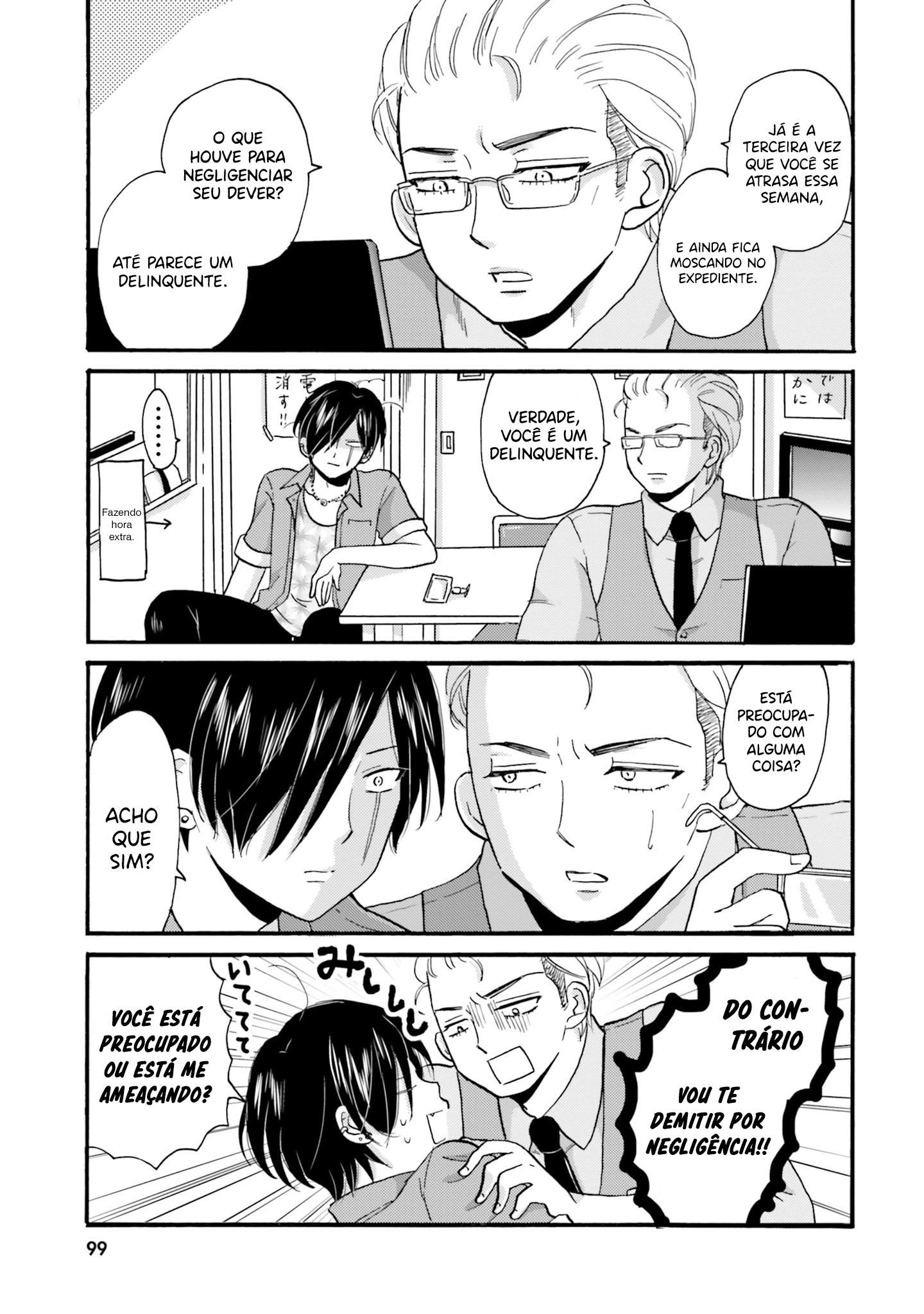 Yankee-kun to Hakujou Gaaru Capítulo 1