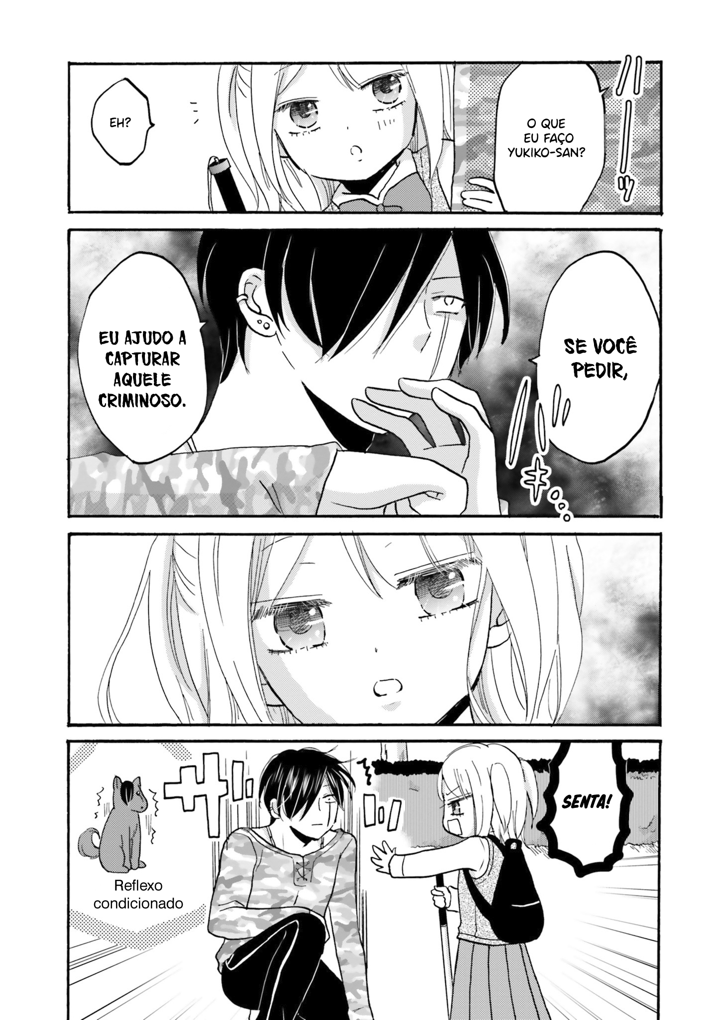 Yankee-kun to Hakujou Gaaru Capítulo 1