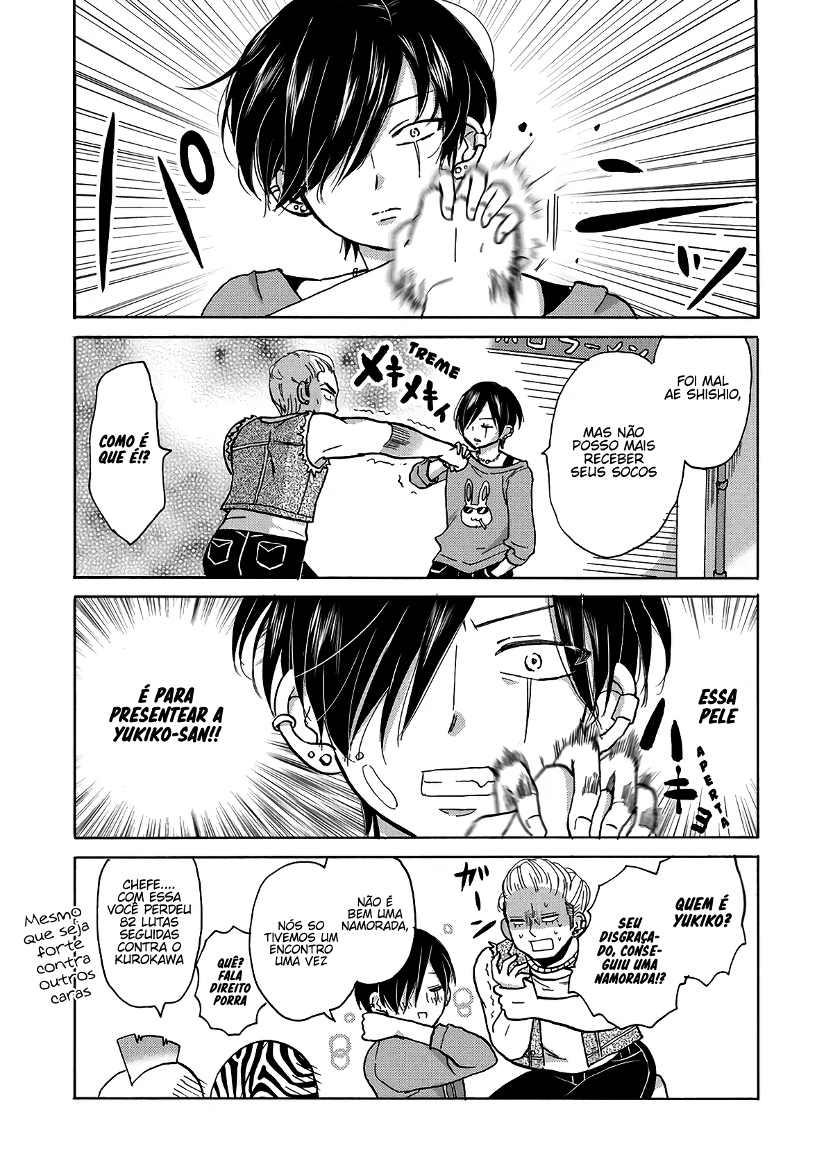 Yankee-kun to Hakujou Gaaru Capítulo 1