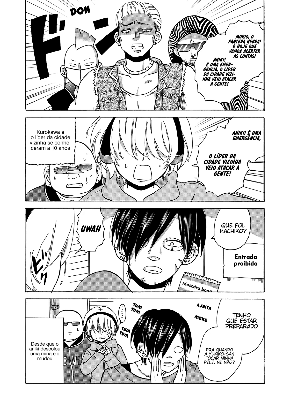 Yankee-kun to Hakujou Gaaru Capítulo 1