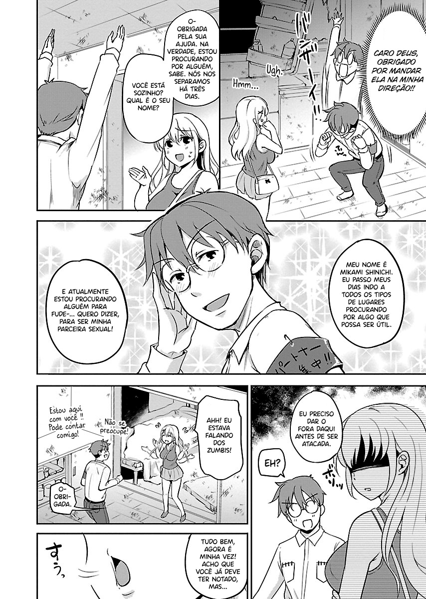 Zombie darake no Kono Sekai de wa Sex shinai to Ikinokorenai Capítulo 1