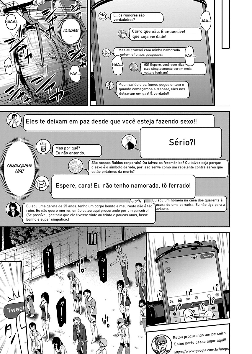 Zombie darake no Kono Sekai de wa Sex shinai to Ikinokorenai Capítulo 1