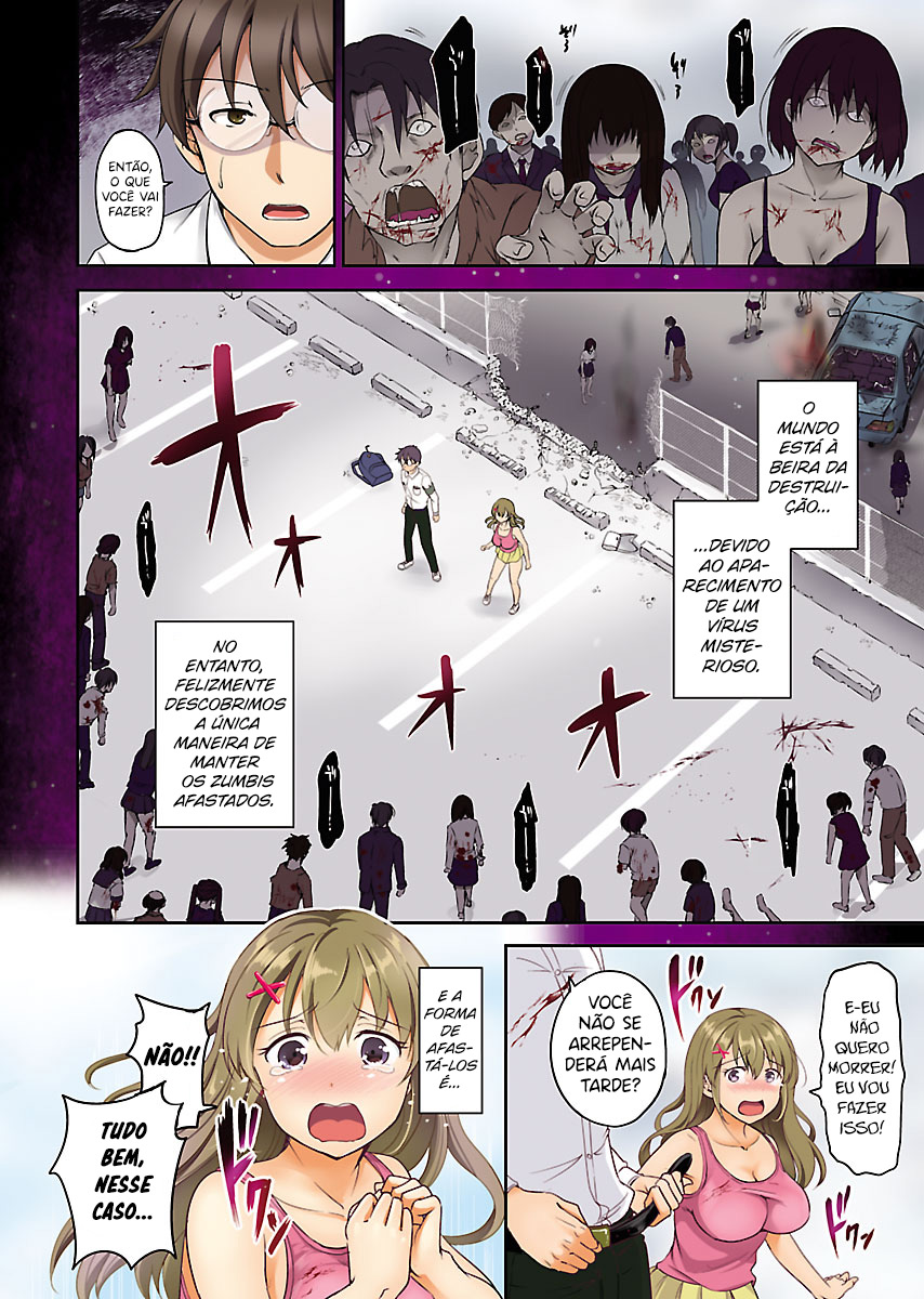 Zombie darake no Kono Sekai de wa Sex shinai to Ikinokorenai Capítulo 1