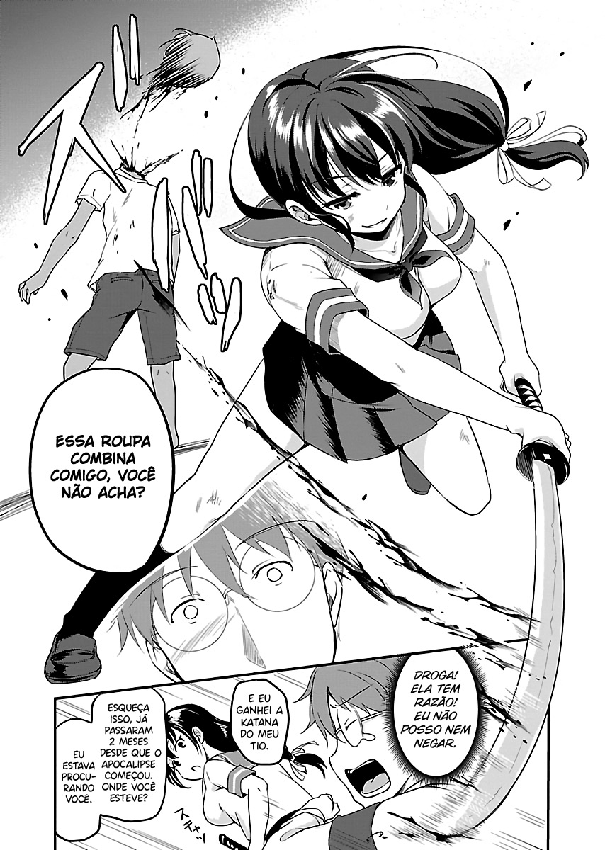 Zombie darake no Kono Sekai de wa Sex shinai to Ikinokorenai Capítulo 1