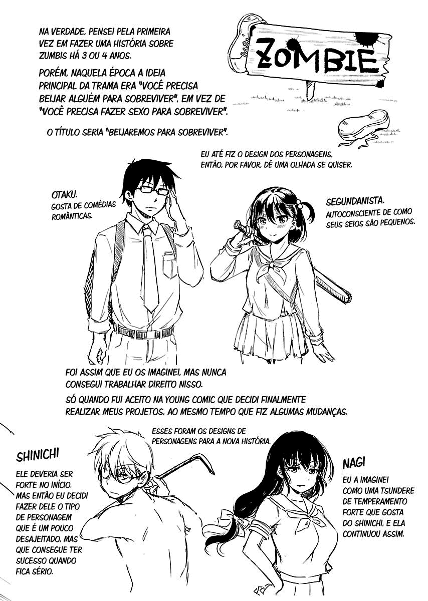 Zombie darake no Kono Sekai de wa Sex shinai to Ikinokorenai Capítulo 1