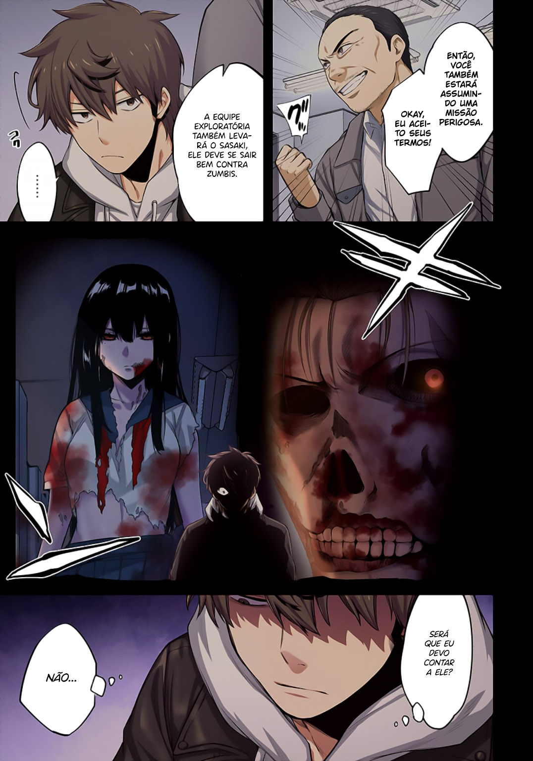 Zombie no Afureta Sekai Ore Dake ga Osowarenai Capítulo 1